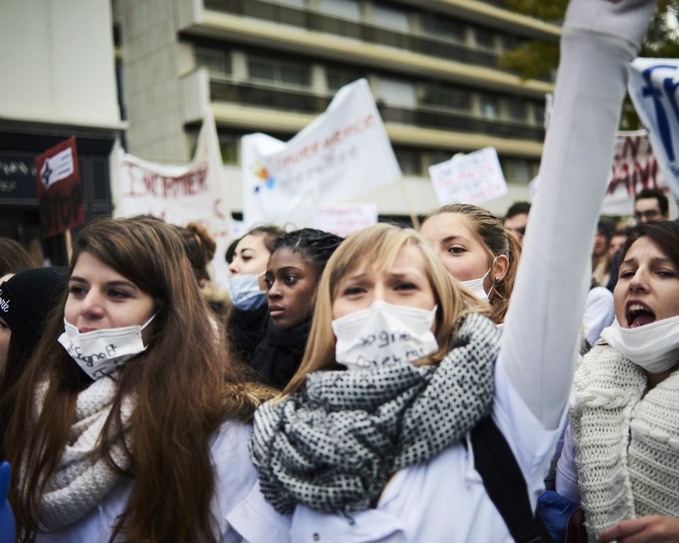 Convergence Infirmière solidaire de la manifestation des soignants du 16 juin
