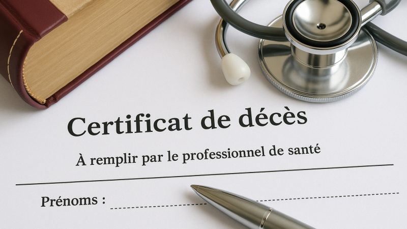 Certificats de décès par les IDEL